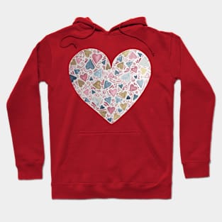 heart with hearts Hoodie